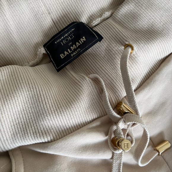 Balmain badge-print track shorts - Picture 5 of 6